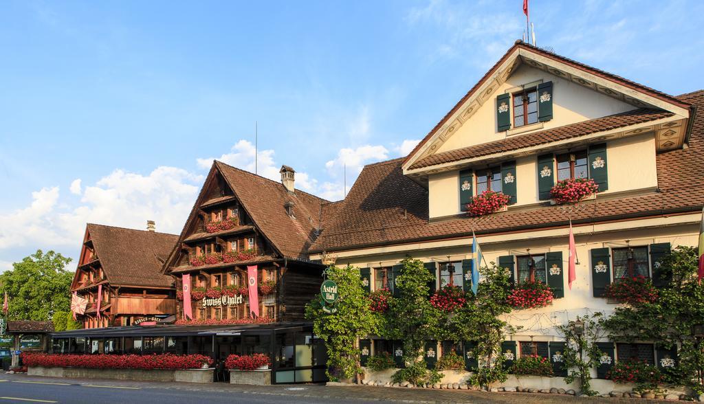 Swiss-Chalet Merlischachen - Historik Chalet-Hotel Lodge Кюснахт Экстерьер фото